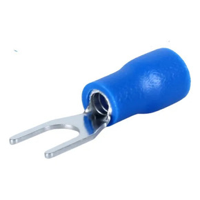 TERMINAL ELECTRICO TIPO HORQUILLA 5.3MM AZUL